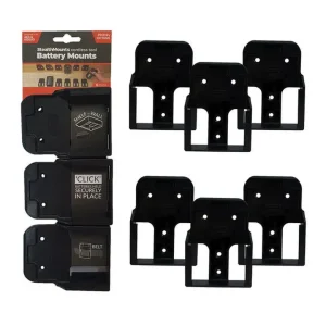 StealthMounts Battery Mounts for Ridgid 18v Cordless Batteries